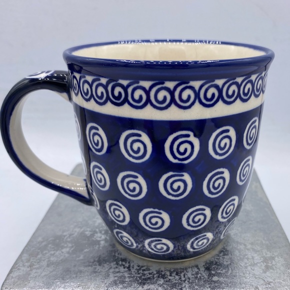 Polish Pottery Mug Handcrafted Boleslawiec Stoneware  Poland Zaklady Ceramiczne - Picture 8 of 8